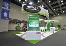 Hitachi booth